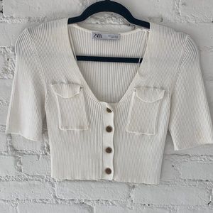 ZARA CROPPED CARDIGAN